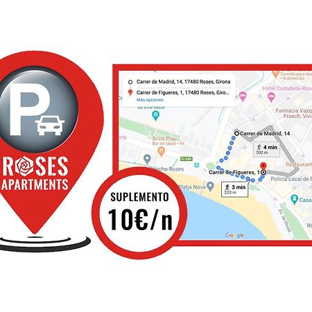 Roses Apartments Ocean 2 Habitaciones Vista Mar Lateral Екстериор снимка