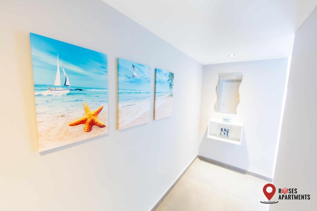 Roses Apartments Ocean 2 Habitaciones Vista Mar Lateral Екстериор снимка