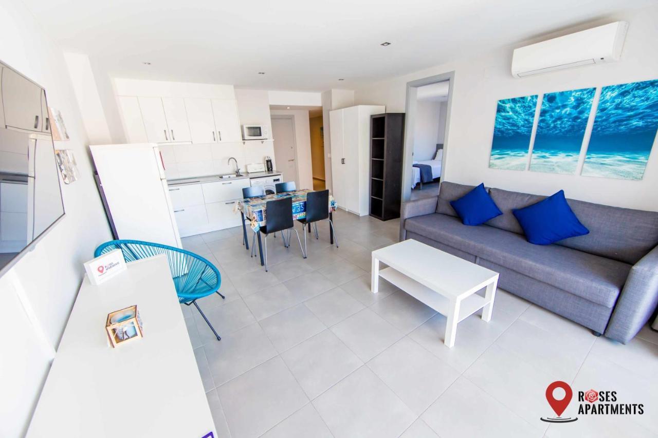 Roses Apartments Ocean 2 Habitaciones Vista Mar Lateral Екстериор снимка