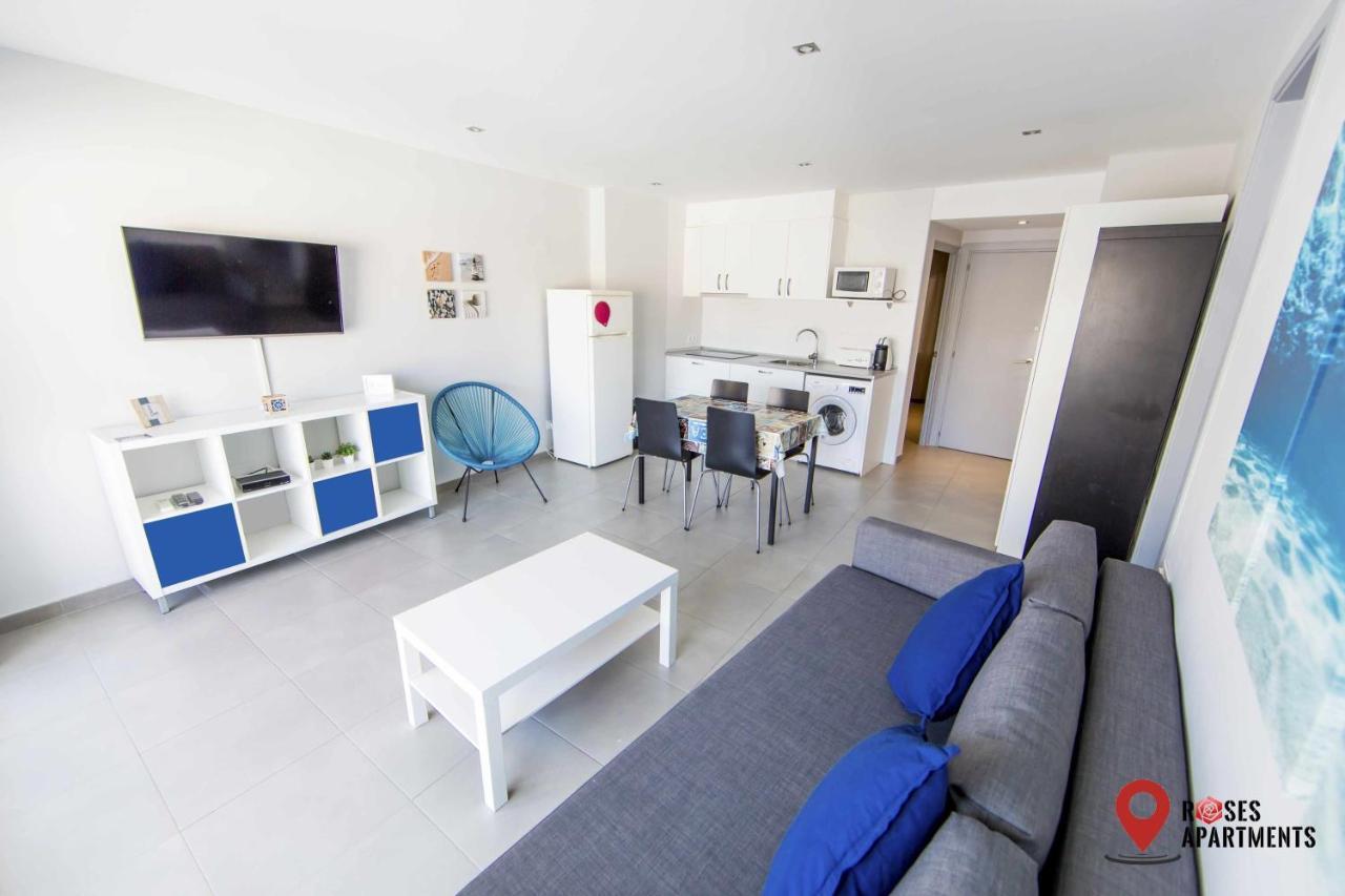 Roses Apartments Ocean 2 Habitaciones Vista Mar Lateral Екстериор снимка