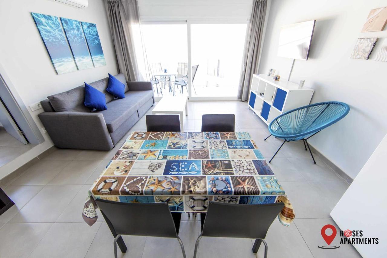 Roses Apartments Ocean 2 Habitaciones Vista Mar Lateral Екстериор снимка