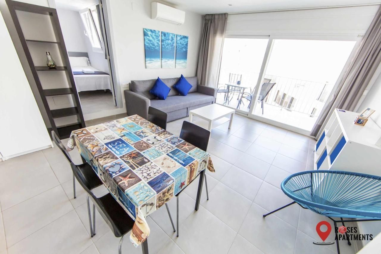 Roses Apartments Ocean 2 Habitaciones Vista Mar Lateral Екстериор снимка