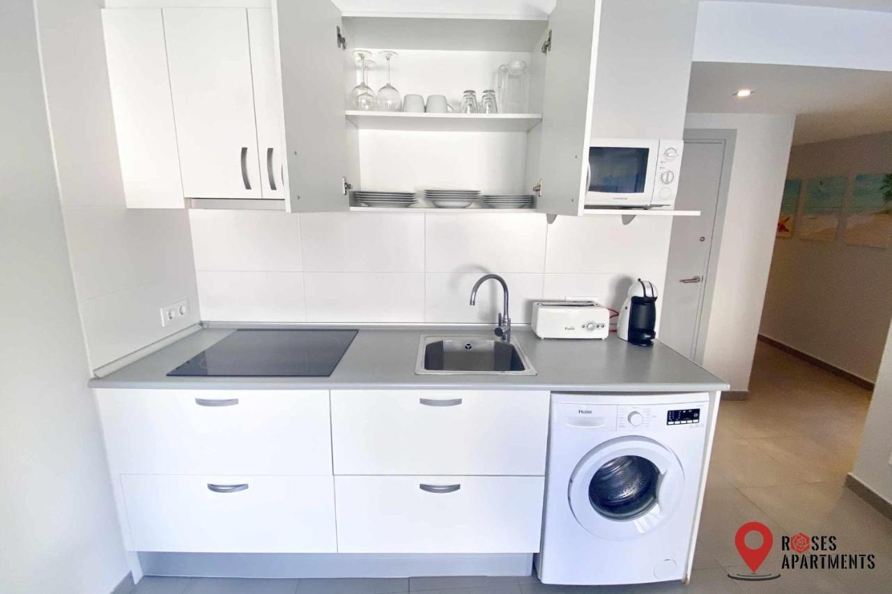 Roses Apartments Ocean 2 Habitaciones Vista Mar Lateral Екстериор снимка